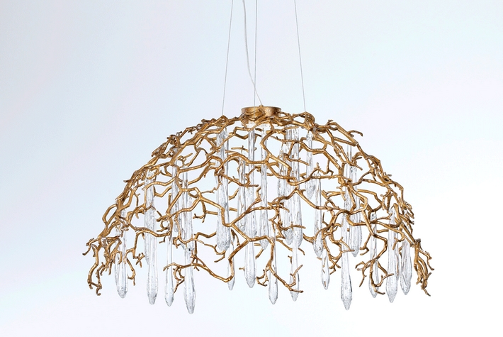 Aqua Dome Chandelier